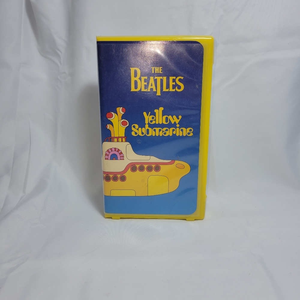 Vintage The Beatles Yellow Submarine VHS Animated cartoon Movie Tested Working
